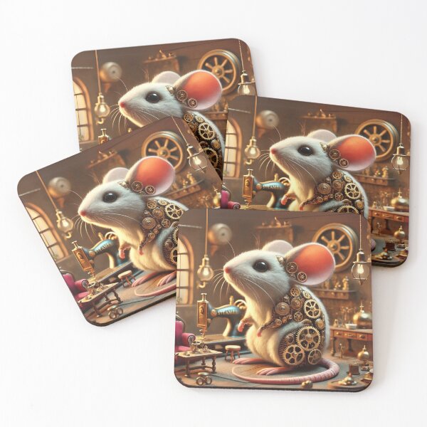 Item preview, Steampunk Fancy Mouse with Gears designed and sold by Sillytoe.