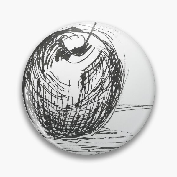 Item preview, Apple in ink designed and sold by Jeff-Wiegand.