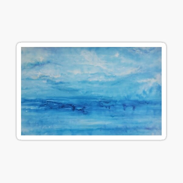 Blue Calm Sticker
