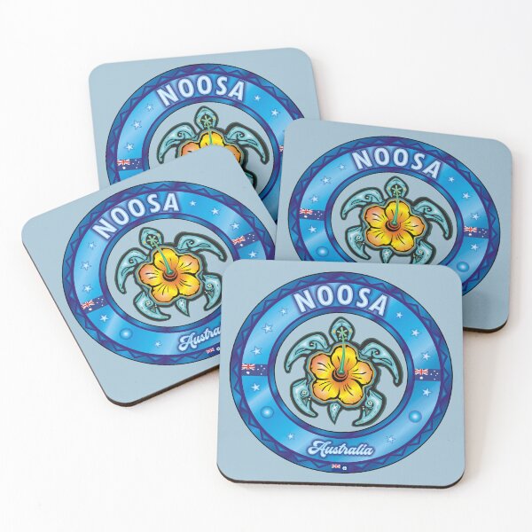 Item preview, Noosa Heads Australia sea turtle hibiscus designed and sold by studioss76.