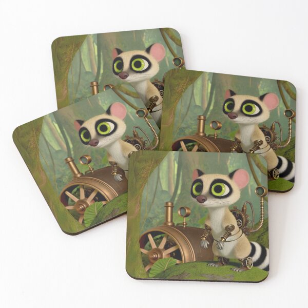 Item preview, Steampunk Genet in Jungle Adventure designed and sold by Sillytoe.