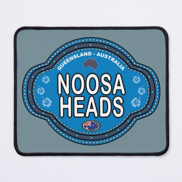 Item preview, Noosa Heads Australia stitching effect emblem designed and sold by studioss76.