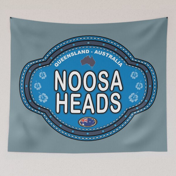 Item preview, Noosa Heads Australia stitching effect emblem designed and sold by studioss76.