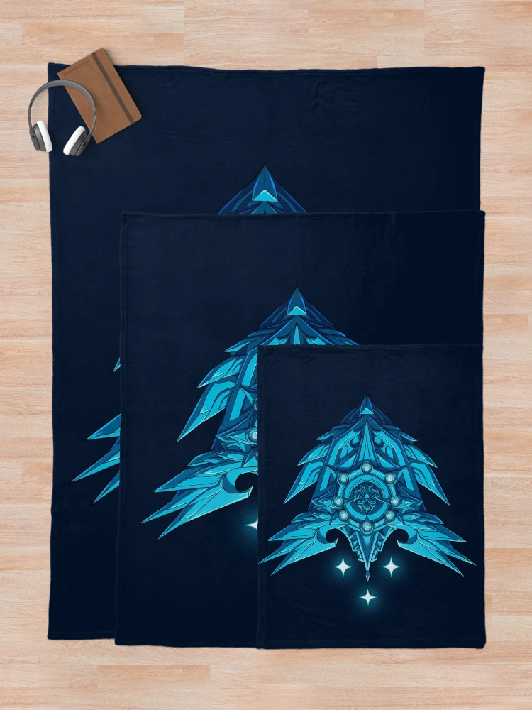 Thumbnail 5 of 6, Throw Blanket, Starlight Shield Banner designed and sold by Renezuo.