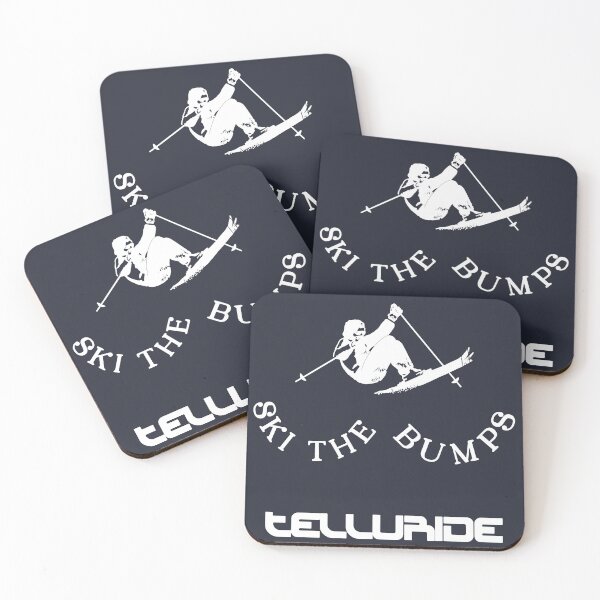 Item preview, Ski The Bumps - Telluride Retro 70s/80s Tourist Souvenir designed and sold by acquiesce13.