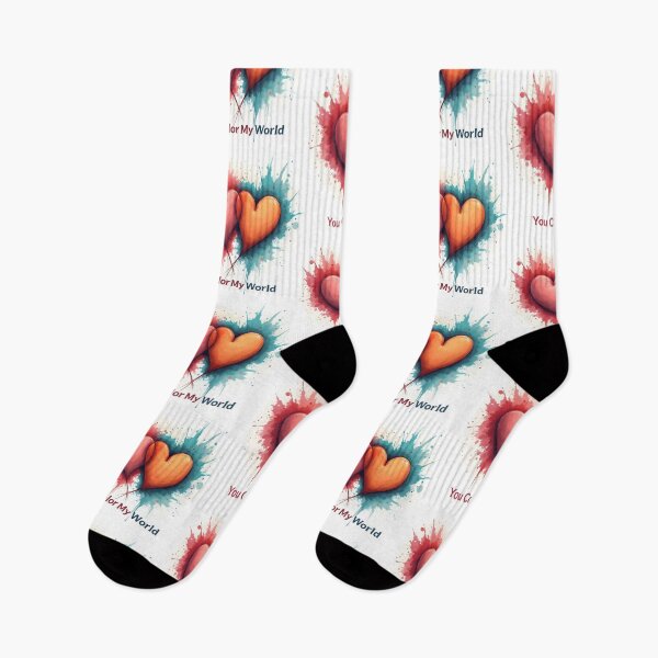 Item preview, You Color My World – Vibrant Love Art designed and sold by QuickPick Store.
