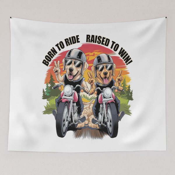 Item preview, Born to Ride – Adventure Paws designed and sold by Petpixy.