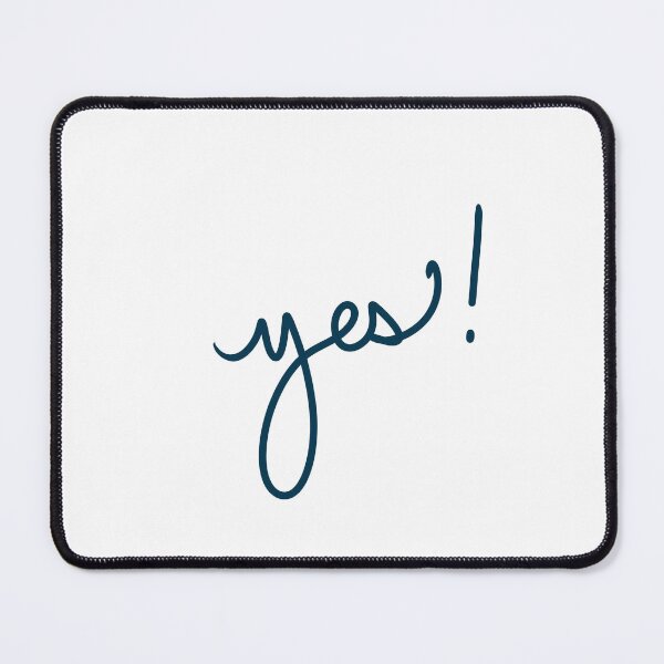 Item preview, yes! designed and sold by abeink.