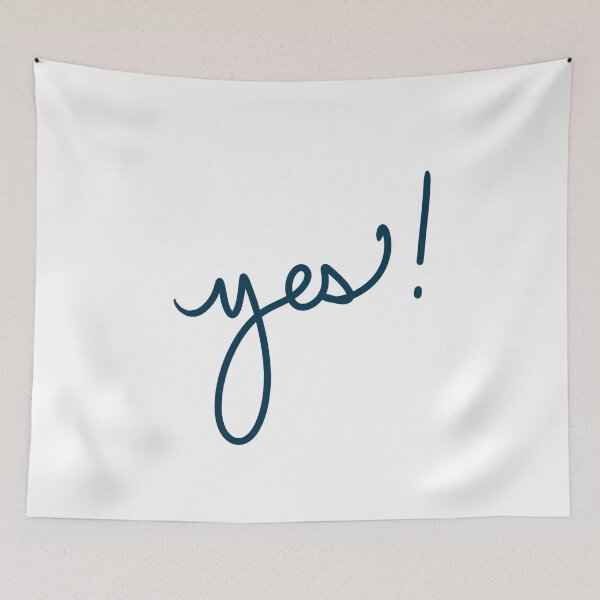 Item preview, yes! designed and sold by abeink.