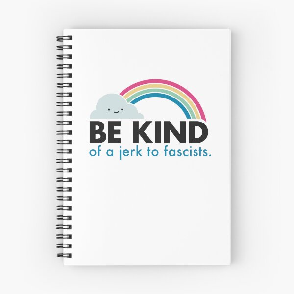 Item preview, BE KIND of a jerk to fascists - Rainbow designed and sold by hglucky13.
