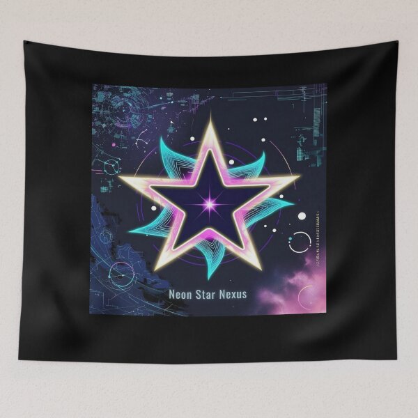 Item preview, Neon Star Nexus – The Future of Light designed and sold by Mosaic by M.