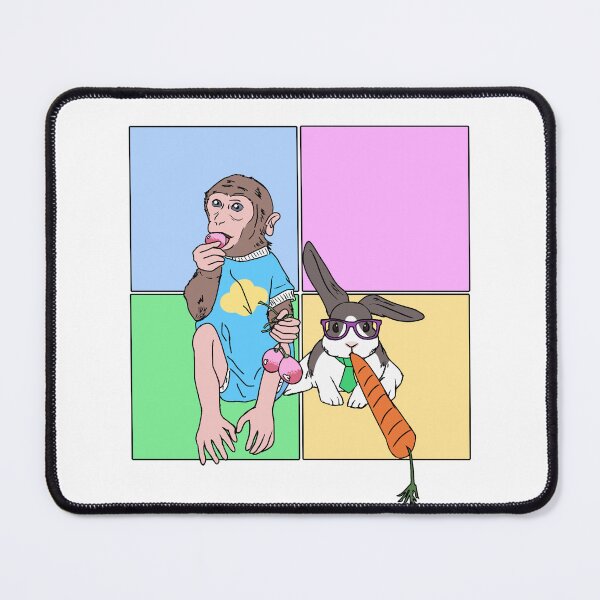 Item preview, MONKEY AND BUNNY: FUNNY FRIENDS designed and sold by clararteh.