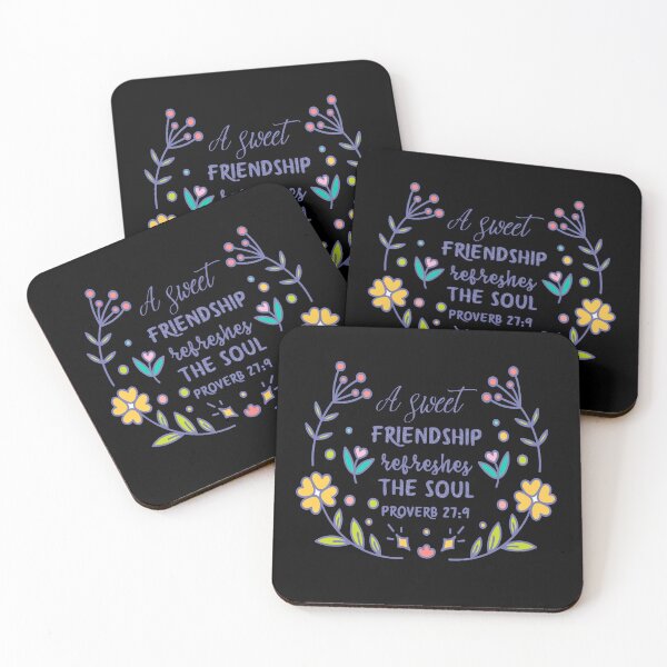 Item preview, A Sweet Friendship Refreshes The Soul Proverb 27:9 designed and sold by Roland1980.
