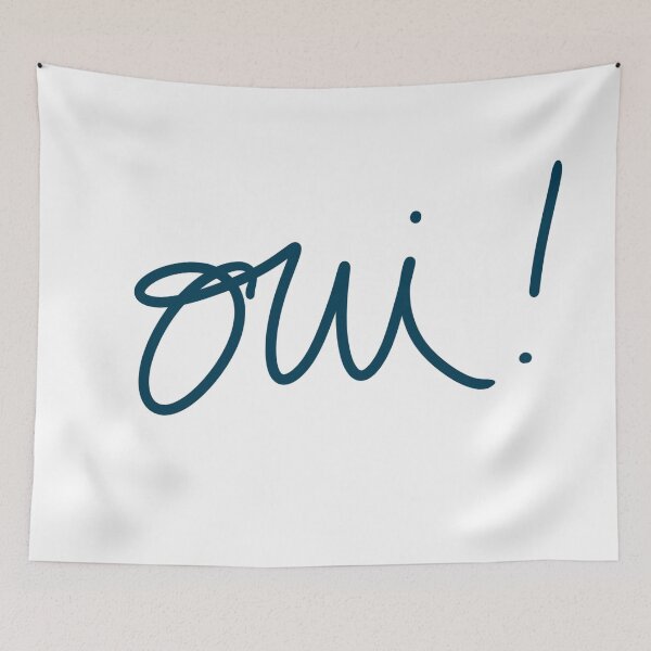 Item preview, Yes, in French. oui! designed and sold by abeink.
