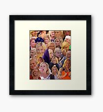 Leslie Knope Collage Framed Print