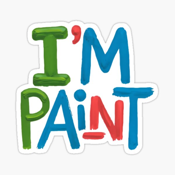 Vista previa del artículo con la obra «Soy pintura», diseñado y vendido por CuteCanvas⭐.