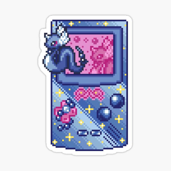 Item preview, Galaxy Handheld Pixel Art designed and sold by AlleenasPixels.