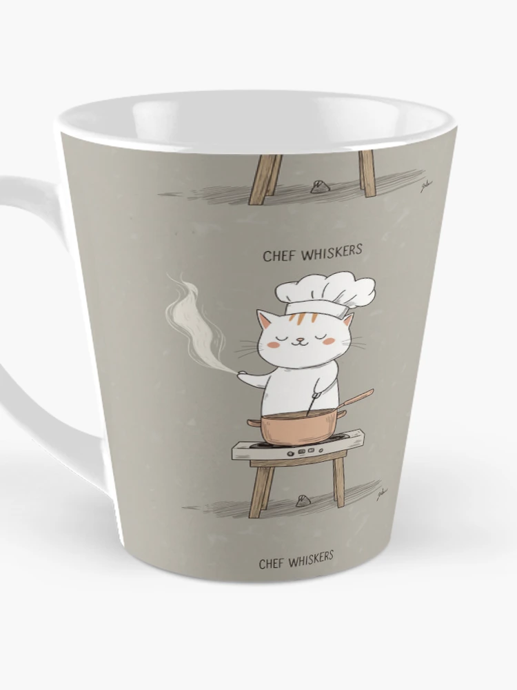 Thumbnail 3 of 4, Coffee Mug, Cat Cooking designed and sold by Rtymer.