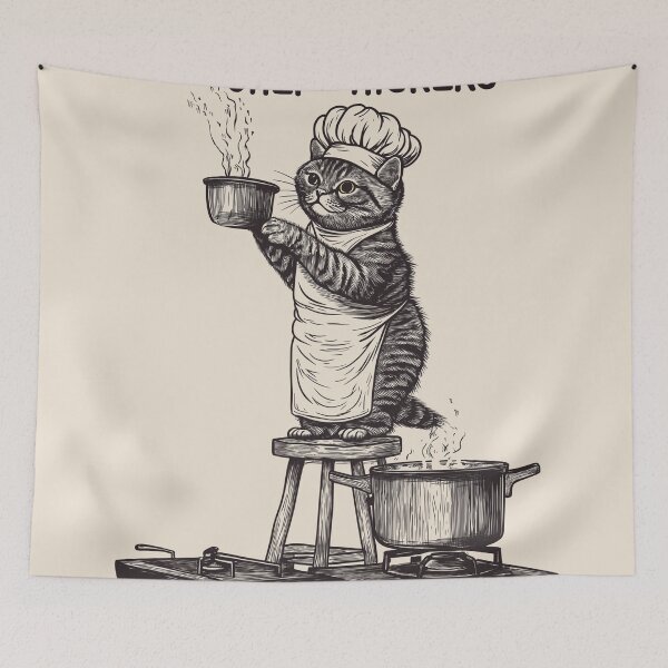 Item preview, Cat Cooking designed and sold by Rtymer.