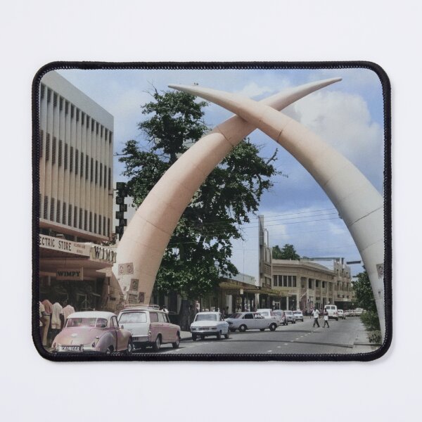 Item preview, Colorized Mombasa Kenya Elephant Tusk Arches designed and sold by JerryFrank.