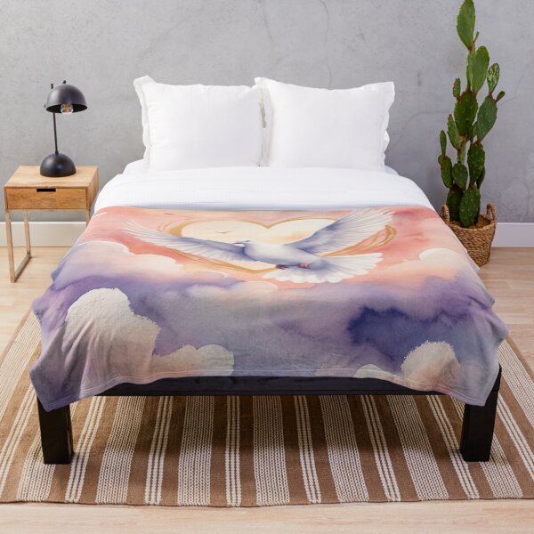 Item preview, Romantic Dawn Dove in Watercolor designed and sold by WaterBirdArt.