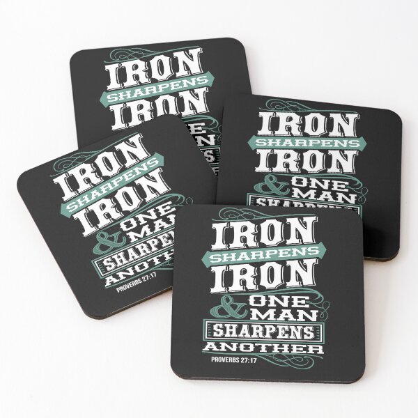 Item preview, Iron Sharpens Iron & One Man Sharpens Another designed and sold by Roland1980.