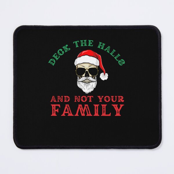 Item preview, Deck the Halls and not your family funny Christmas skeleton designed and sold by snowry.