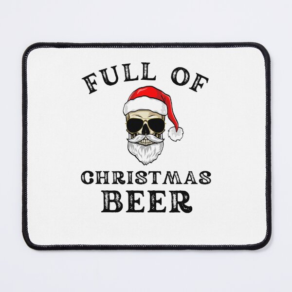 Item preview, Full of Christmas Beer funny Christmas humor skeleton santa designed and sold by snowry.