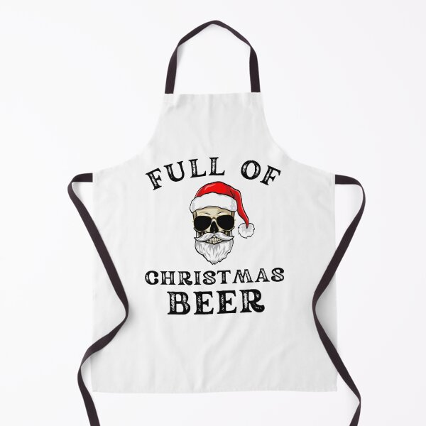 Item preview, Full of Christmas Beer funny Christmas humor skeleton santa designed and sold by snowry.