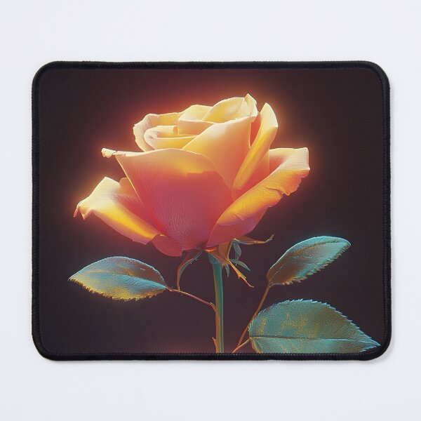 Item preview, Robot hand holding a glowing rose designed and sold by Dpixelgalaxy.