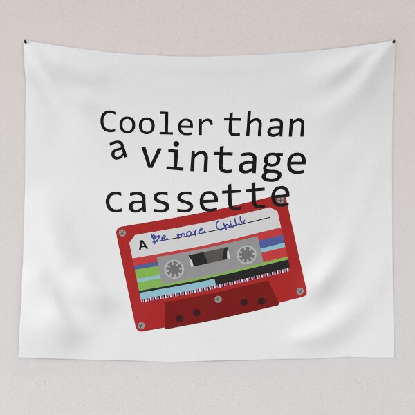 Item preview, Cooler than a vintage cassette designed and sold by paulapolarwhite.