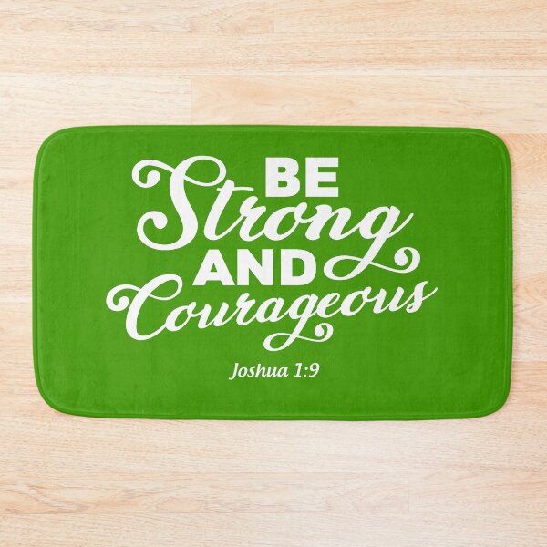 Item preview, Be Strong And Encourageous Joshua 1:9 Christian Gift designed and sold by Roland1980.
