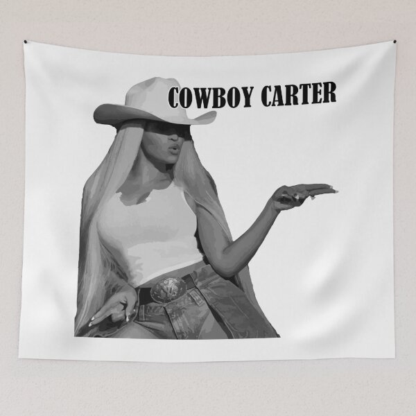 Item preview, COWBOY CARTER BEYONCE ILLUSTRATION designed and sold by kevinkreativity.