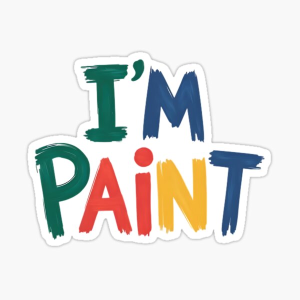 Vista previa del artículo con la obra «Soy pintura», diseñado y vendido por CuteCanvas⭐.