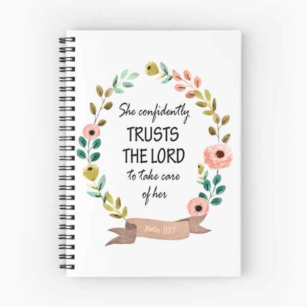 Item preview, Psalm 112:7 Bible Verse She Confidently Trusts The Lord To Take Care Of Her designed and sold by Roland1980.