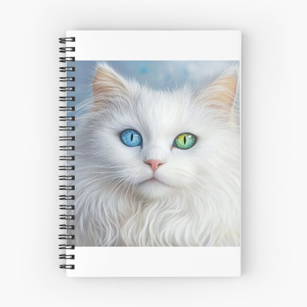 Item preview, Heterochromia-Cat with different colored eyes designed and sold by ACuriousshoppe.