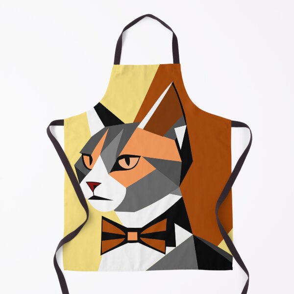 Item preview, Geometric Cat with Bow Tie designed and sold by matybrak.