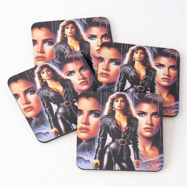 Item preview, 80s Action Leather Woman designed and sold by PulpVintage.
