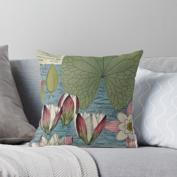 Item preview,  Vintage Water Lily poster designed and sold by botanicalworks.