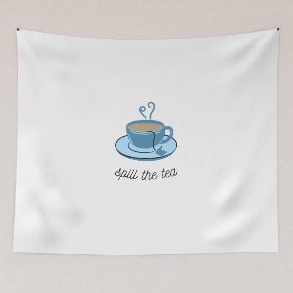 Item preview, Spill the Tea Illustration designed and sold by Divya-Hirodiya.