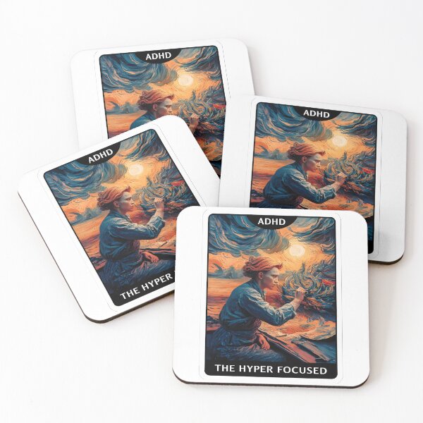 Item preview, "The Hyper Focused" Tarot Card | Surreal ADHD Art | Van Gogh Inspired Design designed and sold by MillennialVibe.