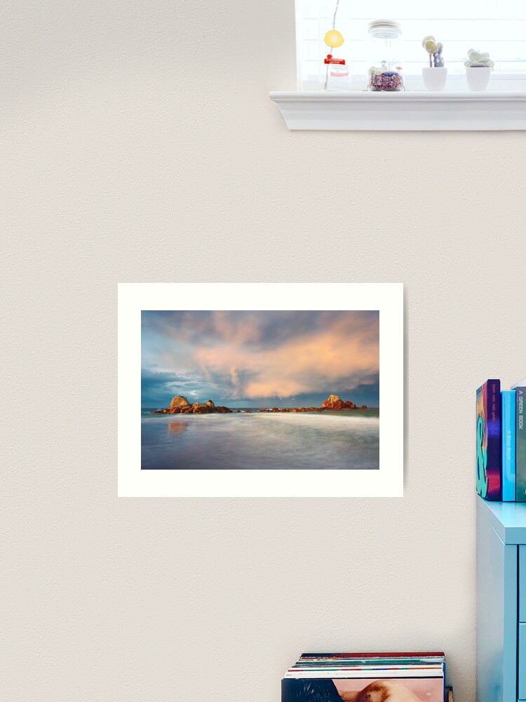 Thumbnail 2 of 3, Art Print, Picnic Rocks, Eddystone Pt, Tasmania designed and sold by Chockstone.