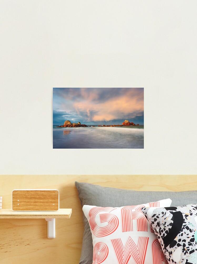 Thumbnail 2 of 3, Photographic Print, Picnic Rocks, Eddystone Pt, Tasmania designed and sold by Chockstone.