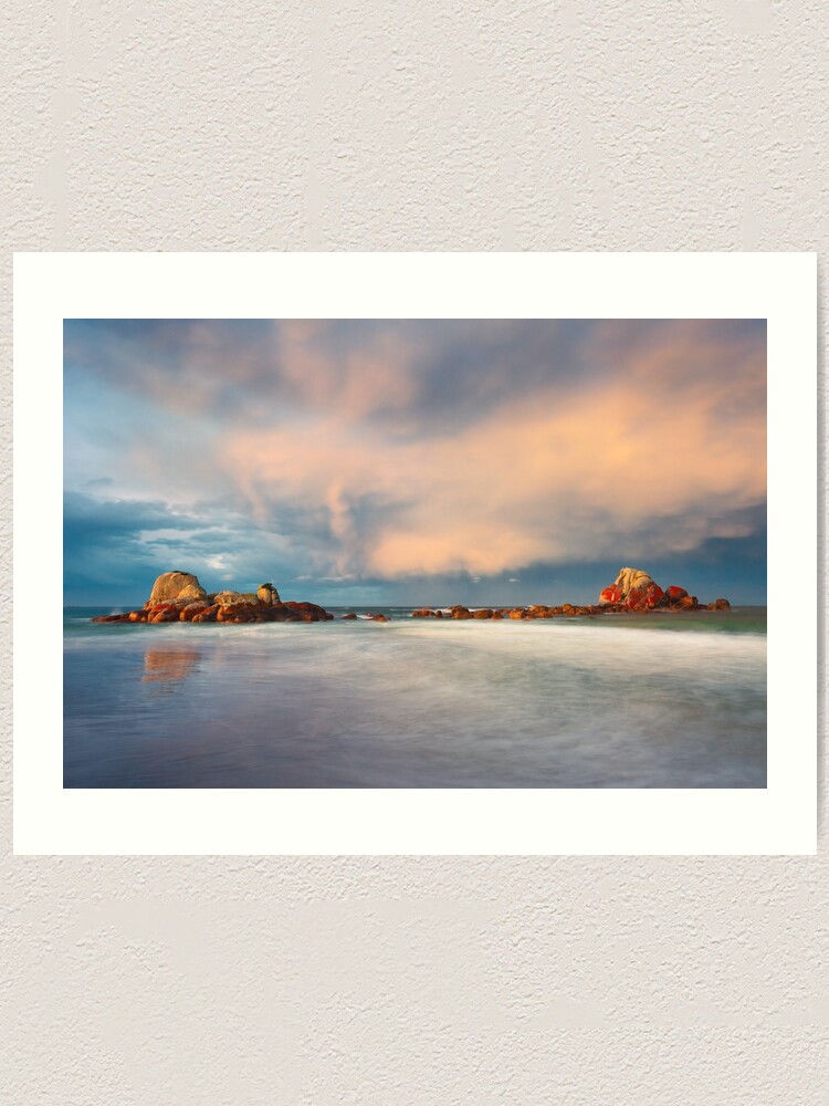 Thumbnail 1 of 3, Art Print, Picnic Rocks, Eddystone Pt, Tasmania designed and sold by Chockstone.
