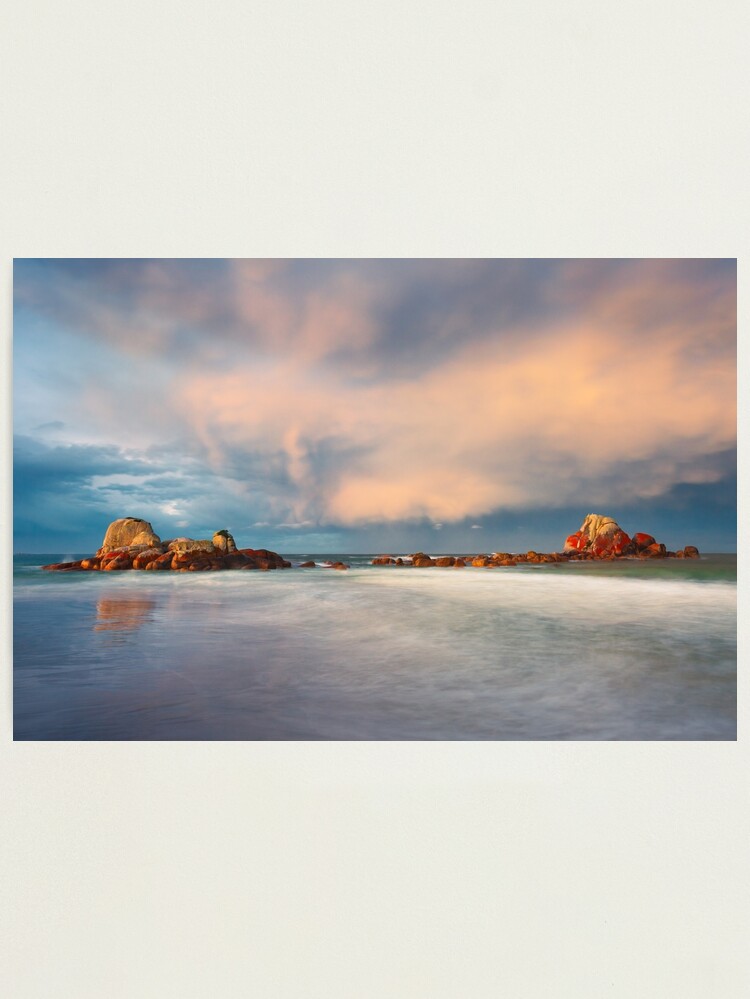 Thumbnail 1 of 3, Photographic Print, Picnic Rocks, Eddystone Pt, Tasmania designed and sold by Chockstone.
