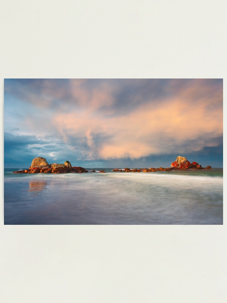 Thumbnail 1 of 3, Photographic Print, Picnic Rocks, Eddystone Pt, Tasmania designed and sold by Chockstone.