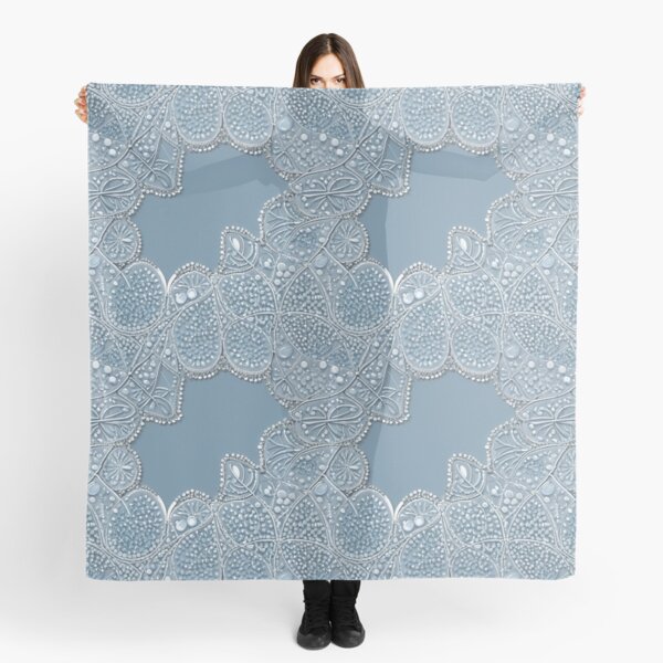 Aperçu de l'œuvre Paillettes et Perles bleu pâle créée et vendue par VibVie.