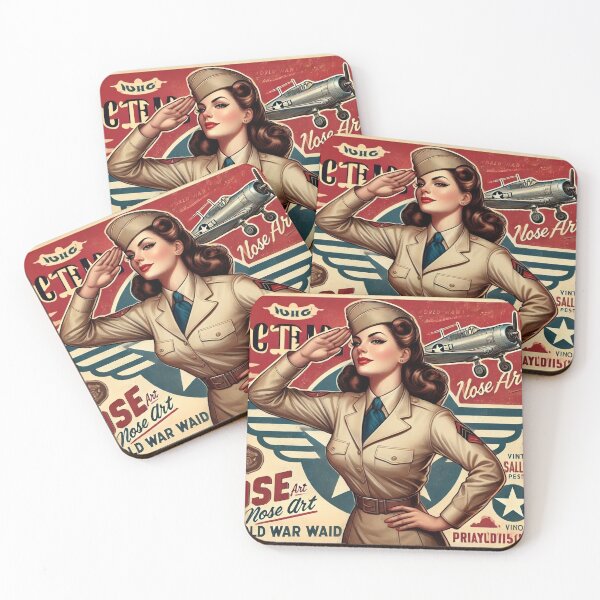 Item preview, WWII Nose Art Pin-Up – Vintage Propaganda Poster designed and sold by ilconte87.