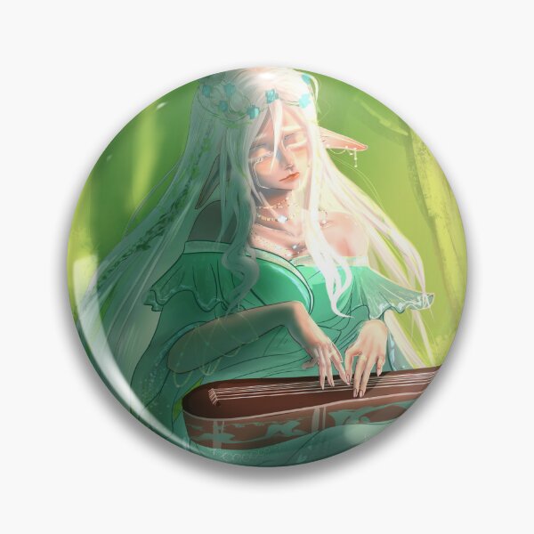 Item preview, elf playing a musical instrument designed and sold by alenaalerts.