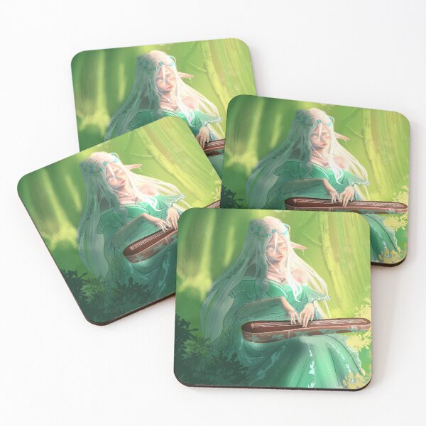 Item preview, elf playing a musical instrument designed and sold by alenaalerts.